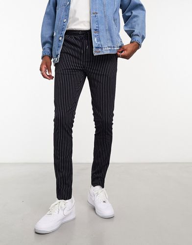 Pantalon de jogging élégant coupe ajustée à fines rayures - Asos Design - Modalova