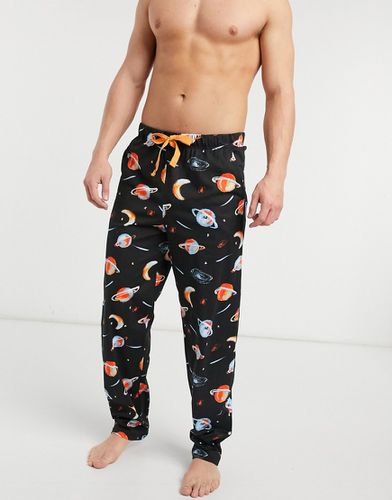 Pantalon de pyjama confort à imprimé spatial - Asos Design - Modalova