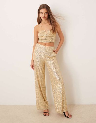 Pantalon d'ensemble ample à sequins - Asos Design - Modalova