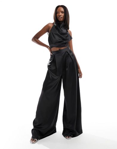 Pantalon d'ensemble large en satin - Asos Design - Modalova