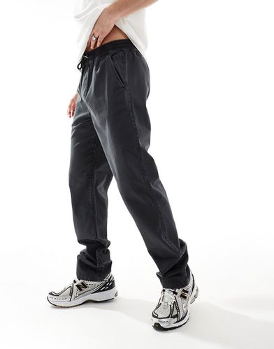 Pantalon droit à enfiler - Anthracite - Asos Design - Modalova