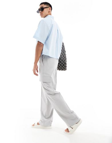 Pantalon élégant coupe cargo ample à enfiler - Asos Design - Modalova
