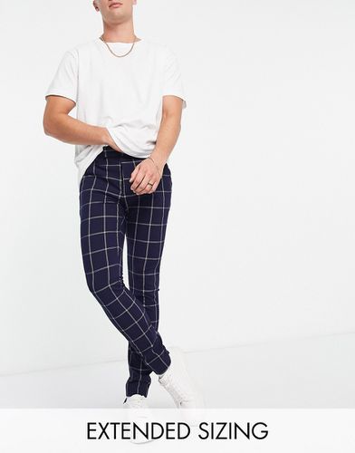 Pantalon élégant super skinny à grands carreaux - pastel - Asos Design - Modalova