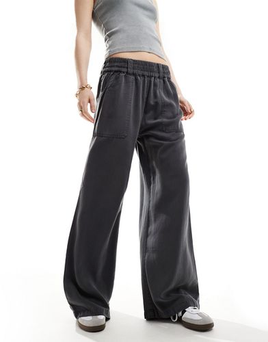 Pantalon fonctionnel à enfiler - Noir délavé - Asos Design - Modalova