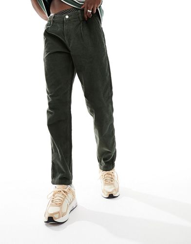 Pantalon fuselé en velours côtelé - Kaki - Asos Design - Modalova