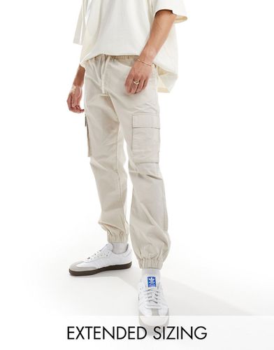 Pantalon fuselé facile à enfiler - Taupe - Asos Design - Modalova