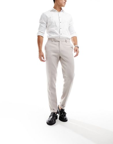 Pantalon habillé à motif pied-de-poule - Tape - Asos Design - Modalova