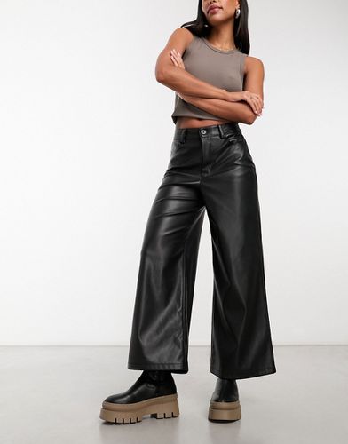 Pantalon large en similicuir - Asos Design - Modalova