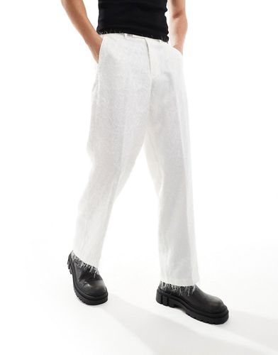 Pantalon large élégant à franges - Asos Design - Modalova