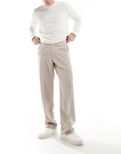 Pantalon large élégant - Beige - Asos Design - Modalova