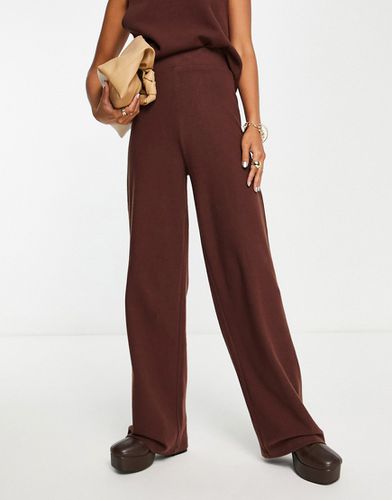 Pantalon large ultra-doux d'ensemble - Chocolat - Asos Design - Modalova
