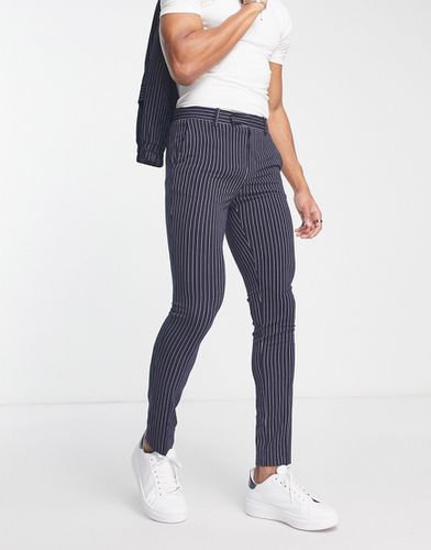 Pantalon slim d'ensemble habillé à fines rayures - Asos Design - Modalova