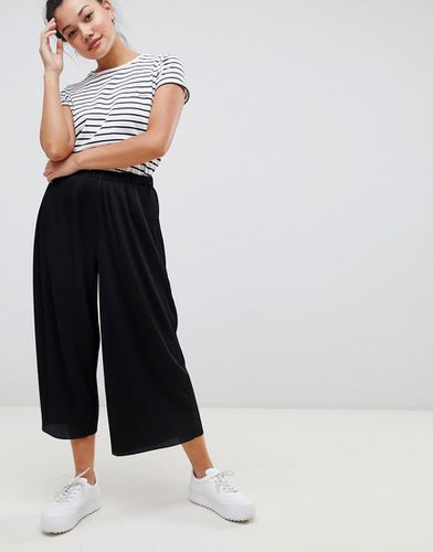 Pantalon style jupe-culotte plissé - ASOS DESIGN - Modalova