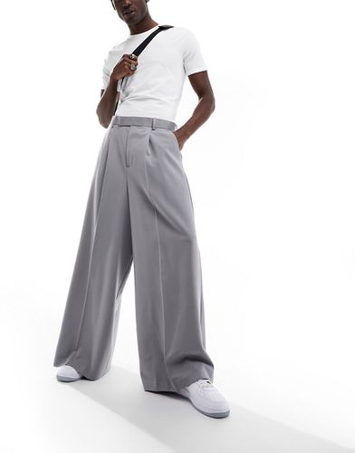 Pantalon ultra-large élégant - Gris clair - Asos Design - Modalova