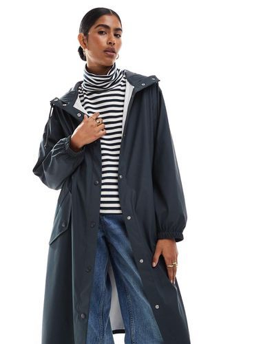 Parka caoutchoutée imperméable - nuit - Asos Design - Modalova