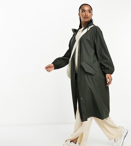 ASOS DESIGN Petite - Parka imperméable caoutchoutée - Kaki - Asos Petite - Modalova