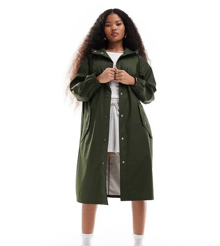 ASOS DESIGN Petite - Parka imperméable caoutchoutée - Kaki - Asos Petite - Modalova