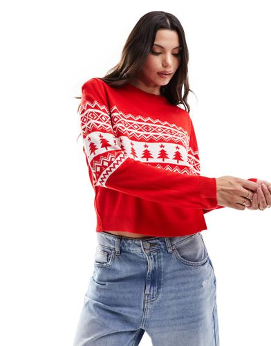 Pull de Noël avec imprimé jacquard - Asos Design - Modalova