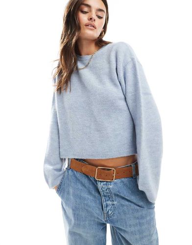 Pull en maille duveteuse à épaules tombantes - Asos Design - Modalova