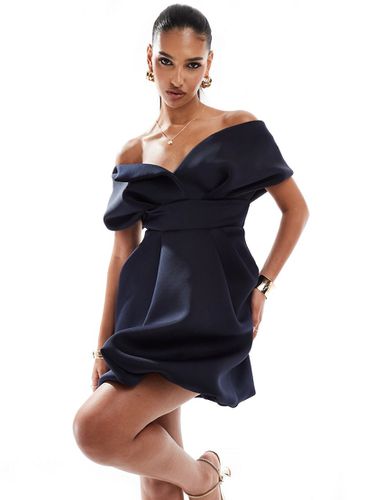 Robe courte coupe boule à épaules dénudées - Asos Design - Modalova