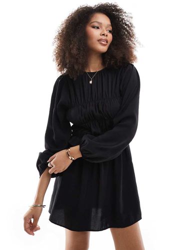 Robe courte froncée en modal - Asos Design - Modalova