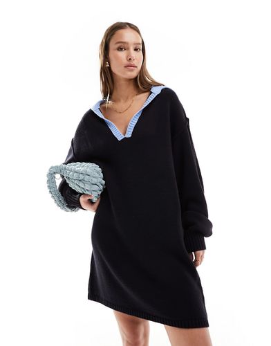 Robe courte style chemise de rugby - Asos Design - Modalova