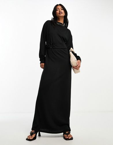 Robe longue ultra douce à manches longues avec détail - Asos Design - Modalova