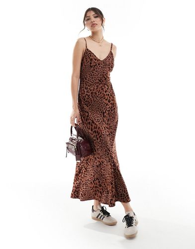 Robe nuisette longue à imprimé animal - Asos Design - Modalova