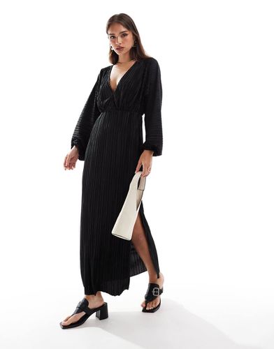 Robe plissée à manches blousantes - Asos Design - Modalova