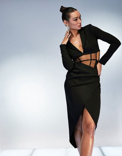 Robe smoking 2 pièces effet corset - Asos Design - Modalova