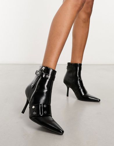 Rocker - Bottines cloutées à petit talon - Asos Design - Modalova