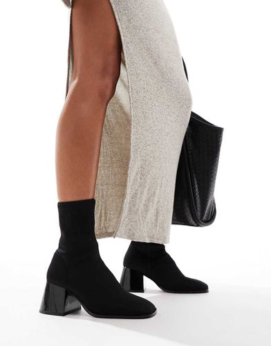 Radiant - Bottines en néoprène à talon carré évasé - Asos Design - Modalova