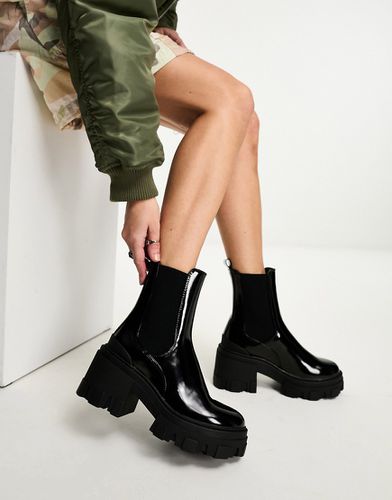 Reality - Bottines Chelsea à talon mi-haut et semelle chunky - Asos Design - Modalova