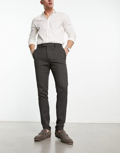 Wedding - Pantalon skinny élégant microtexturé - Asos Design - Modalova