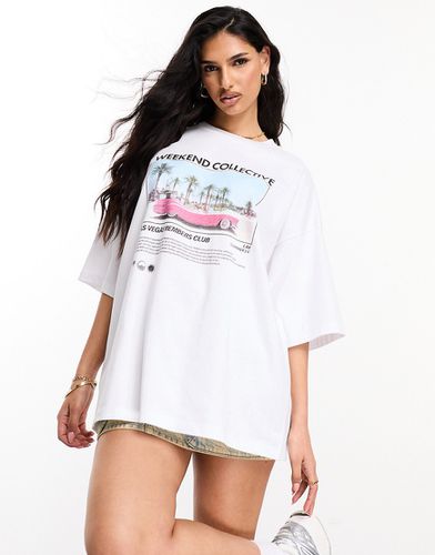 ASOS DESIGN - Weekend Collective - T-shirt oversize avec imprimé Las Vegas - Asos Weekend Collective - Modalova