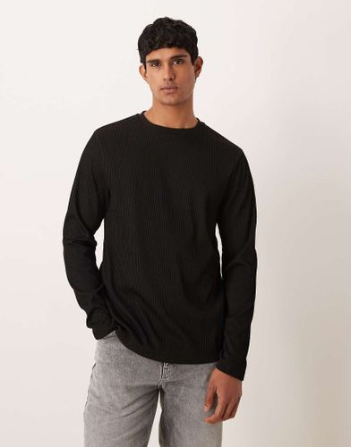 T-shirt textur  manches longues - Asos Design - Modalova