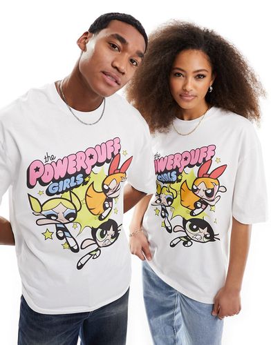 T-shirt unisexe oversize à imprimé The Powerpuff Girls sous licence - Asos Design - Modalova