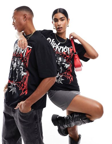 T-shirt unisexe oversize à imprimé Slipknot - Asos Design - Modalova
