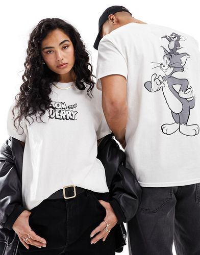 T-shirt unisexe avec imprimés Tom & Jerry sous licence - Asos Design - Modalova