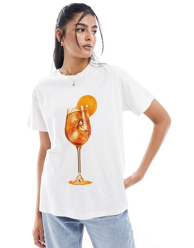 T-shirt coupe standard à imprimé graphique - Asos Design - Modalova