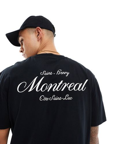 T-shirt décontracté avec imprimé Montréal au dos - Asos Design - Modalova