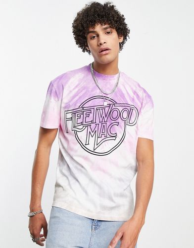 T-shirt effet tie-dye imprimé Fleetwood Mac » - Asos Design - Modalova