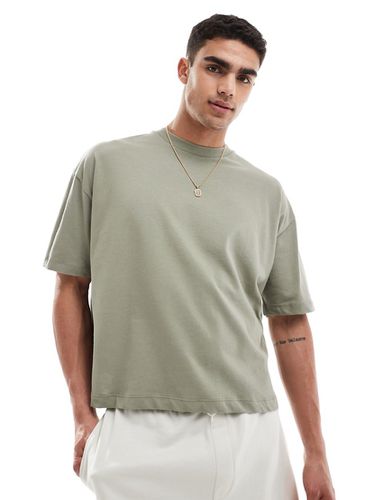 T-shirt épais oversize coupe carrée - moyen - Asos Design - Modalova