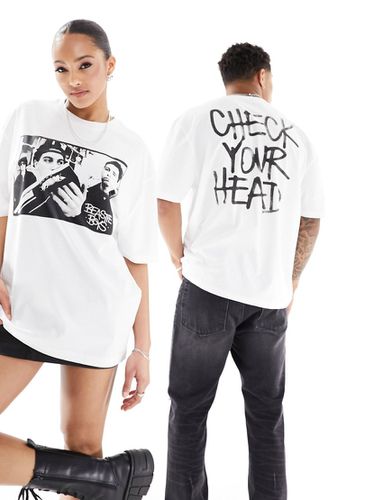 T-shirt oversize unisexe à imprimé album Beastie Boys Check Your Head sous licence - Asos Design - Modalova