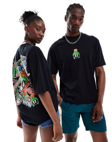 T-shirt oversize unisexe à imprimés Looney Tunes Martian Marvin - Asos Design - Modalova