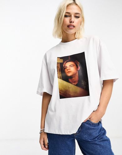 T-shirt oversize à imprimé graphique Leonardo DiCaprio sous licence - Asos Design - Modalova