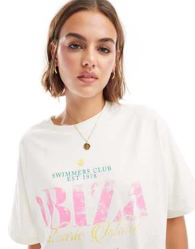 T-shirt oversize à imprimé Ibiza - Asos Design - Modalova