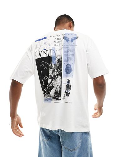 T-shirt oversize à inscription au dos - Asos Design - Modalova