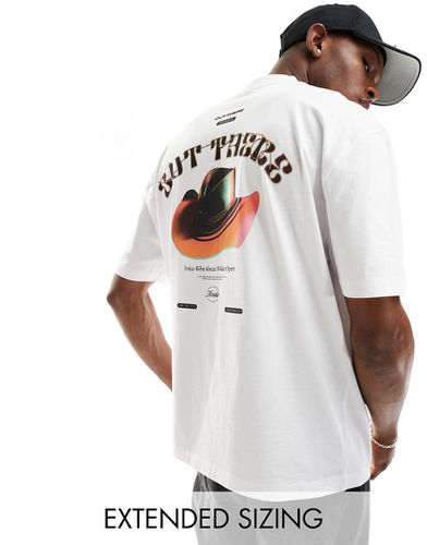 T-shirt oversize avec imprimé cowboy au dos - Asos Design - Modalova