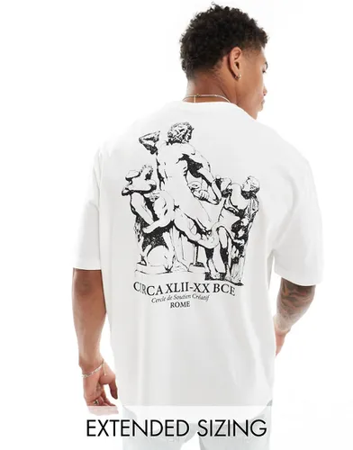 T-shirt oversize avec imprimé Renaissance au dos - Asos Design - Modalova
